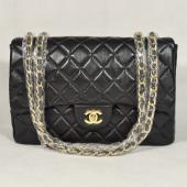 Chanel  Flap bags 28600 Black Cross Body Bag Ladies