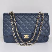 Chanel  Flap bags 28601 Blue Medium HandBags Replica