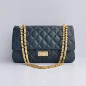 Cheap Chanel 2.55 Reissue Flap 28668 Blue Medium Cross Body Bag