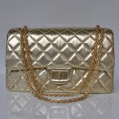 Chanel 2.55 Reissue Flap 28668 Gold Lambskin Cross Body Bag