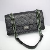 Cheap Chanel 2.55 Reissue Flap 30169 Black Lambskin Cross Body Bag