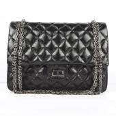 Chanel 2.55 Reissue Flap 30226 Black Crocodile Cross Body Bag