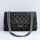 Chanel 2.55 Reissue Flap 30226 Black Lambskin Small Bag