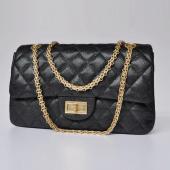 Chanel 2.55 Reissue Flap 30227 Black Medium Cross Body Bag