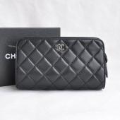 Chanel Wallet 31502 Black Lambskin Wallet