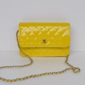 Chanel Mini bags 33814 Yellow Enamel 2way Replica