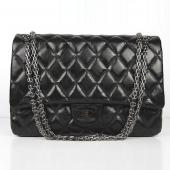 Chanel 2.55 Reissue Flap 35490 Black Crocodile Cross Body Bag