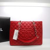 Chanel 36092 Red Lambskin Ladies HM11453