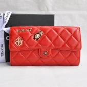 Chanel Wallet 37239 Red Small Ladies Wallet