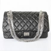 Chanel 37591 Black Large Ladies Bag