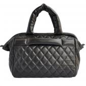 Chanel Coco bags 47205 Black Lambskin Cross Body Bag