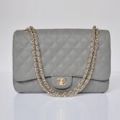 Chanel  Flap bags 47600 Grey Cow Leather Ladies Bags