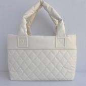 Chanel Coco bags 48610 White Lambskin Cross Body Bag Replica