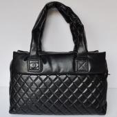 Chanel Coco bags 48620 Black Lambskin Ladies Handbags Replica