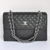 Replica Chanel  Flap bags 50725 Black Medium Cross Body Bag