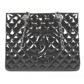 Chanel 50995 Black Enamel Cross Body Bag