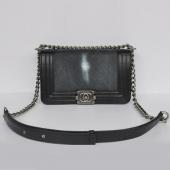 Chanel Boy Chanel bags 67064 Black 2way Ladies