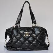 Cheap Chanel Bubble Bags 69021 Black Lambskin Large Bags