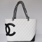 Chanel Cambon bags 9005 White Cross Body Bag Ladies