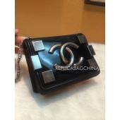 Chanel Black Camera Genuine Leather 2way