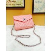 Cheap Chanel Leather Cross Body Bag  Flap New Arrival Pink