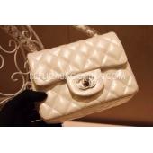 Cheap Chanel Mini Khaki Handbag Patent Leather  Flap