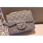 Chanel Handbag  Flap Patent Leather Mini Coffee