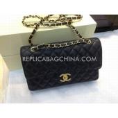 Chanel Black Shoulder Bag  Flap Genuine Leather