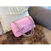 Chanel New Arrival Pink  Flap Handbag Leather Replica