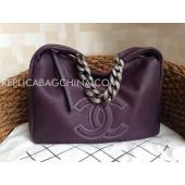 Chanel Purple Handbag Calfskin Replica