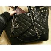 Chanel Grinding Ball Black Calfskin 2way Handbag