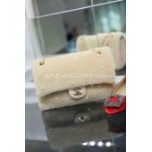 Chanel Wool Surface Apricot Lambskin Handbag Replica