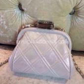 Chanel Calfskin White Evening Bag Handbag Replica