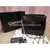 Chanel Lattice Pattern Double C Black Lambskin Handbag