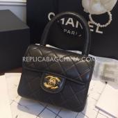 Chanel Handbag Black Lambskin