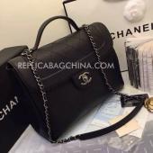 Chanel New Arrival Black Calfskin Handbag