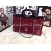 Chanel Handbag 2way Red Snakeskin