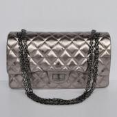 Chanel 2.55 Reissue Flap M49112 Silver Leather Ladies Bag