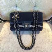 Chanel Blue 2way Paris Dallas Calfskin