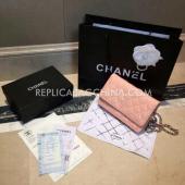 Chanel Pink Patent Leather Wallet Purse HM11292