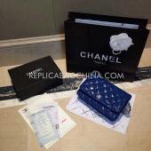 Cheap Chanel Wallet Purse Patent Leather Blue