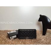 Chanel New Arrival Black Wallet Purse Leather