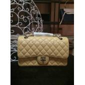 Cheap Chanel Leather Le Boy Apricot Reissue 2.55 Handbag