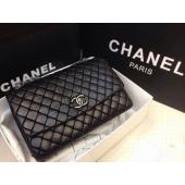 Chanel Handbag Black Calfskin Reissue 2.55