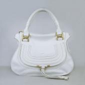 Cheap Chloe  1836 Cow Leather White