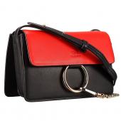 Chloe Faye Small Bag Black And Red