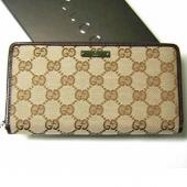 Gucci Wallet 112724 Coffee Canvas Wallet