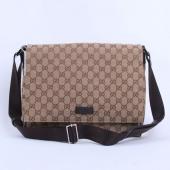 Gucci Messenger bags 146236 Brown Canvas Messenger Bag