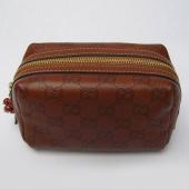 Cheap Gucci Cosmetic Cases 153228 Brown Makeup Bags Ladies