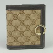 Quality Gucci Wallet 190390 Khaki Small Unisex Handbags